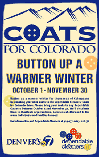 Click for Coats for Colorado website